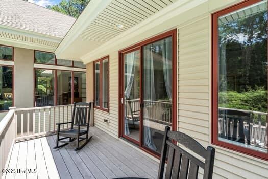 125 Williams Road Southern Pines, NC 28387 - Photo 31 of 65 Master Bedroom Deck