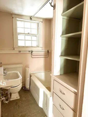 a view of a terrace with wooden floor