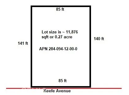 $15,000 | 28409412 Keefe Avenue, Edwards, CA 93523