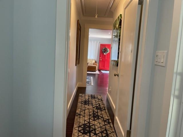 2425 3rd Street Napa, CA 94559 - Photo 33 of 36 a view of hallway with wooden floor