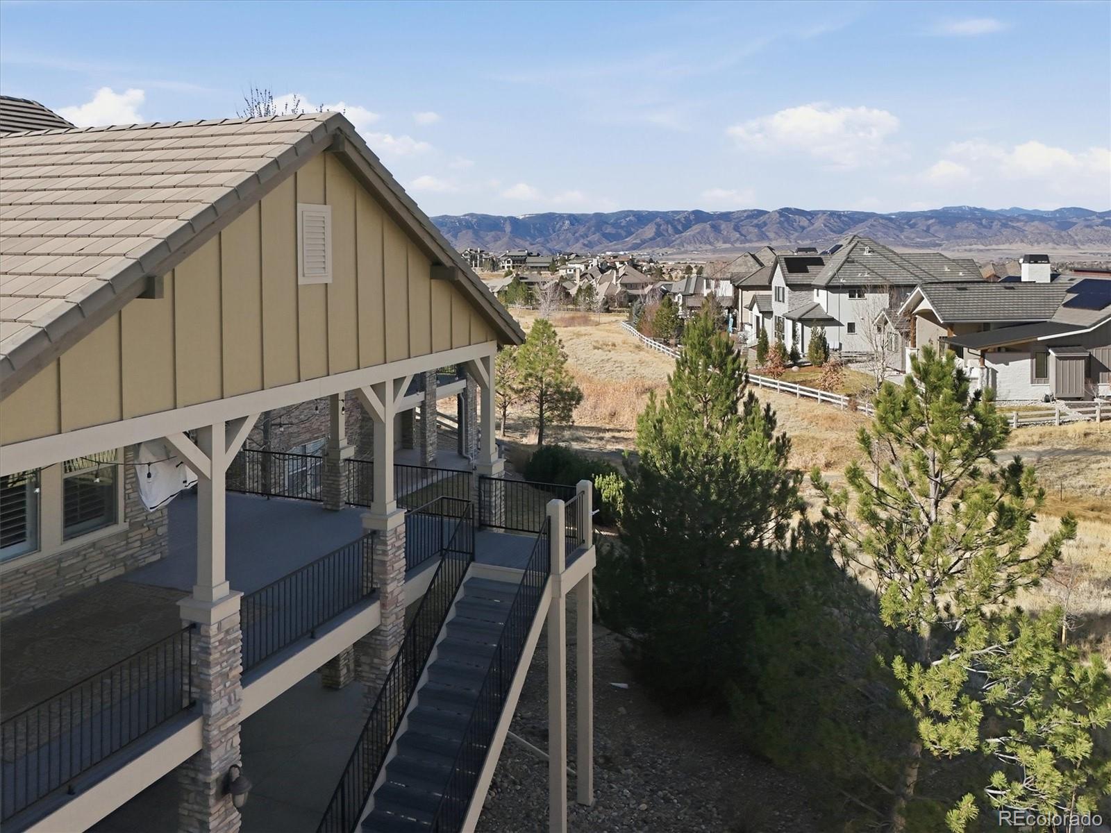 10693 Featherwalk Way Highlands Ranch, CO 80126 - Photo 43 of 50 a view of a balcony with an outdoor space