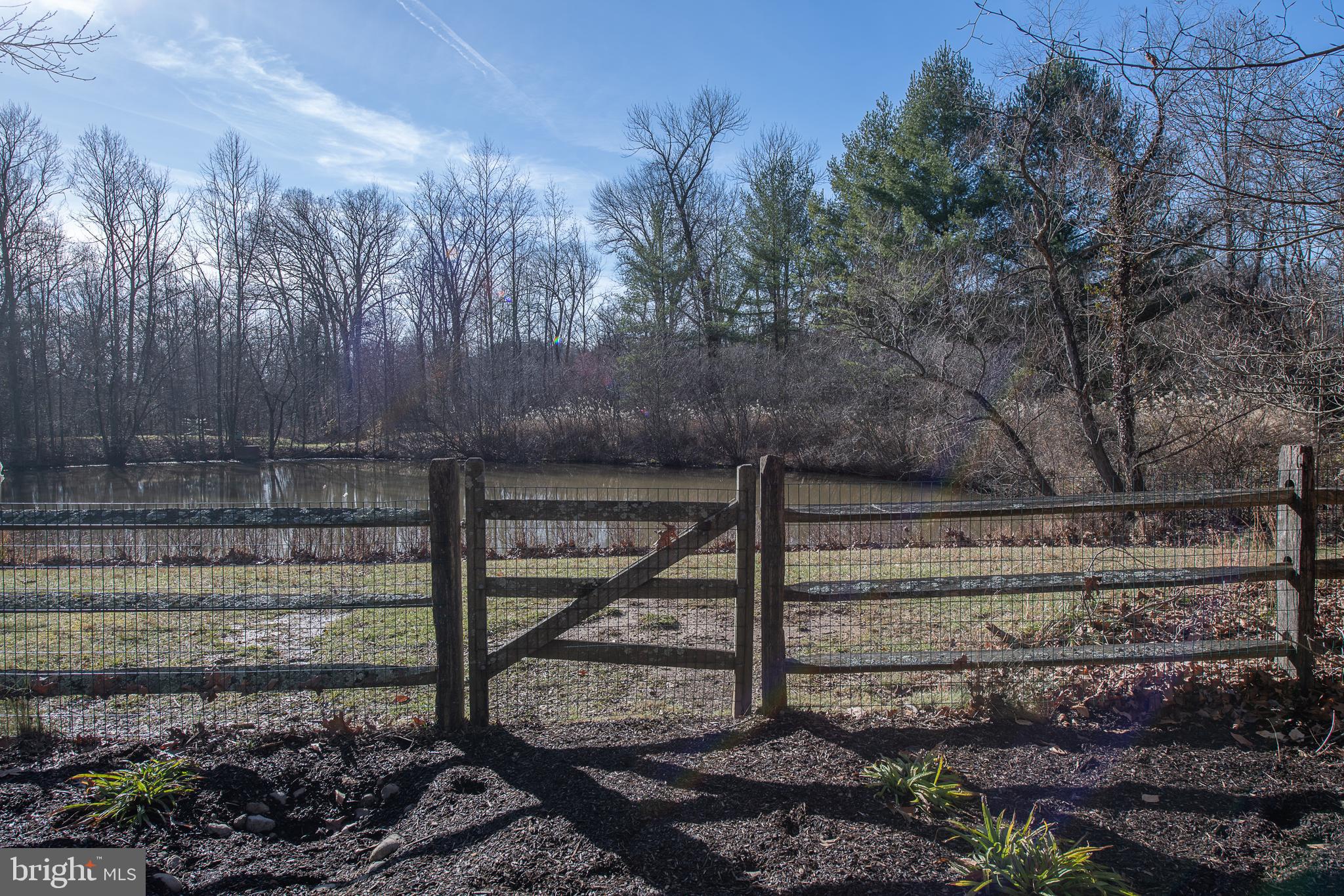 411 Chester Road Devon, PA 19333 - Photo 11 of 48 Gated rear yard to pond
