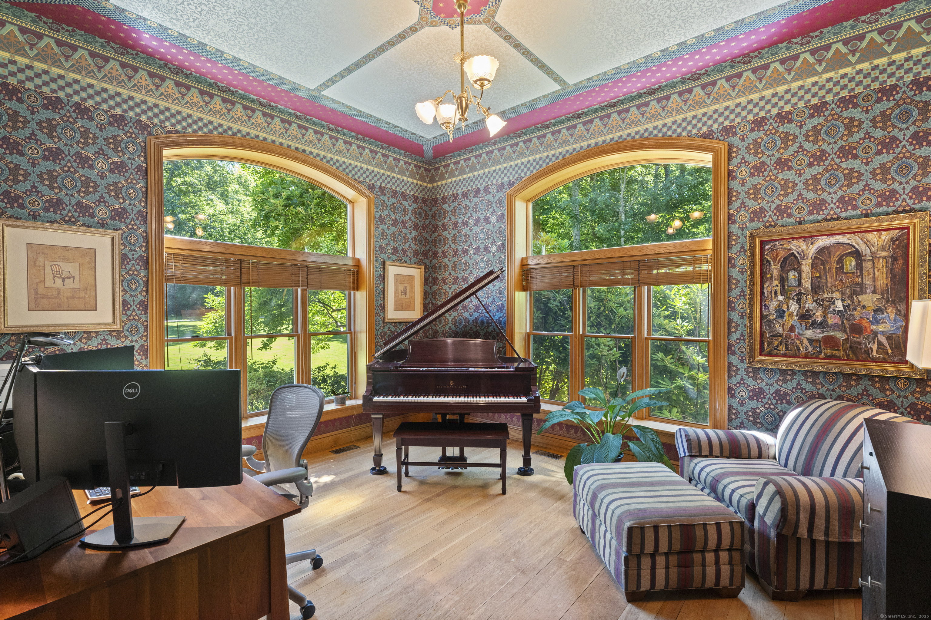 70 Morgan Road Salem, CT 06420 - Photo 8 of 38 a living room with furniture and a flat screen tv