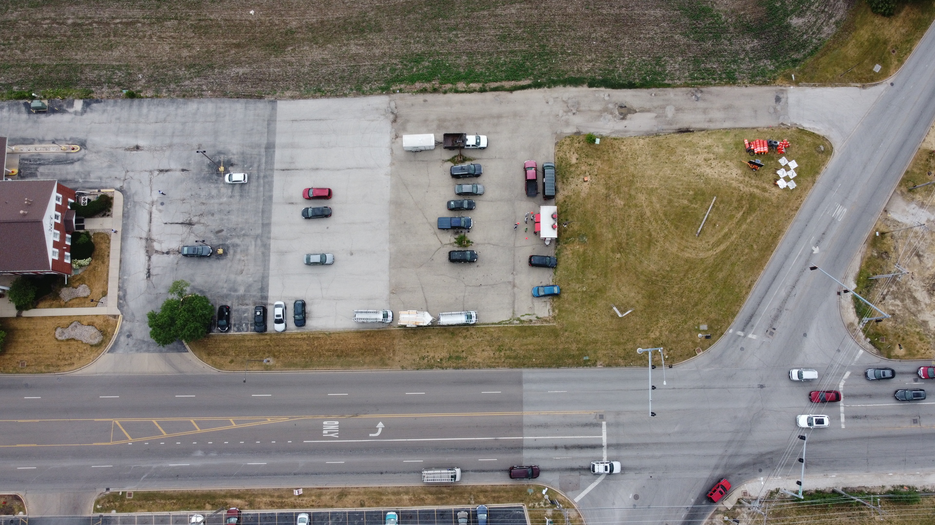 1220 Mitchell Road Aurora, IL 60505 - Photo 3 of 4 an aerial view of residential houses with outdoor space