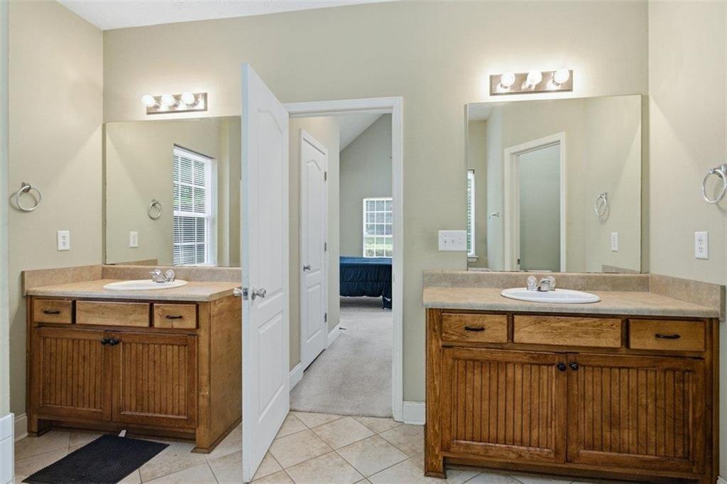 1231 Hillview Road Hampton, GA 30228 - Photo 19 of 49 a bathroom with a sink and a mirror