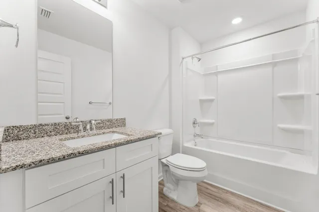 wooden floor in a room