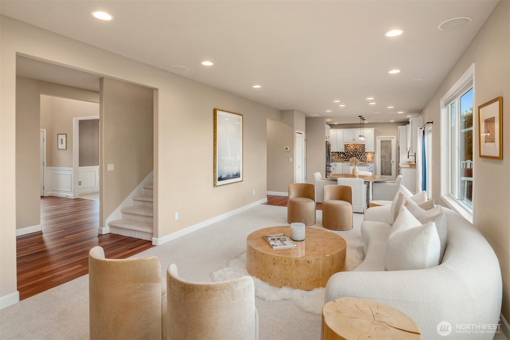 3129 115th Avenue Southeast Snohomish, WA 98290 - Photo 10 of 40 a living room with furniture and a large window