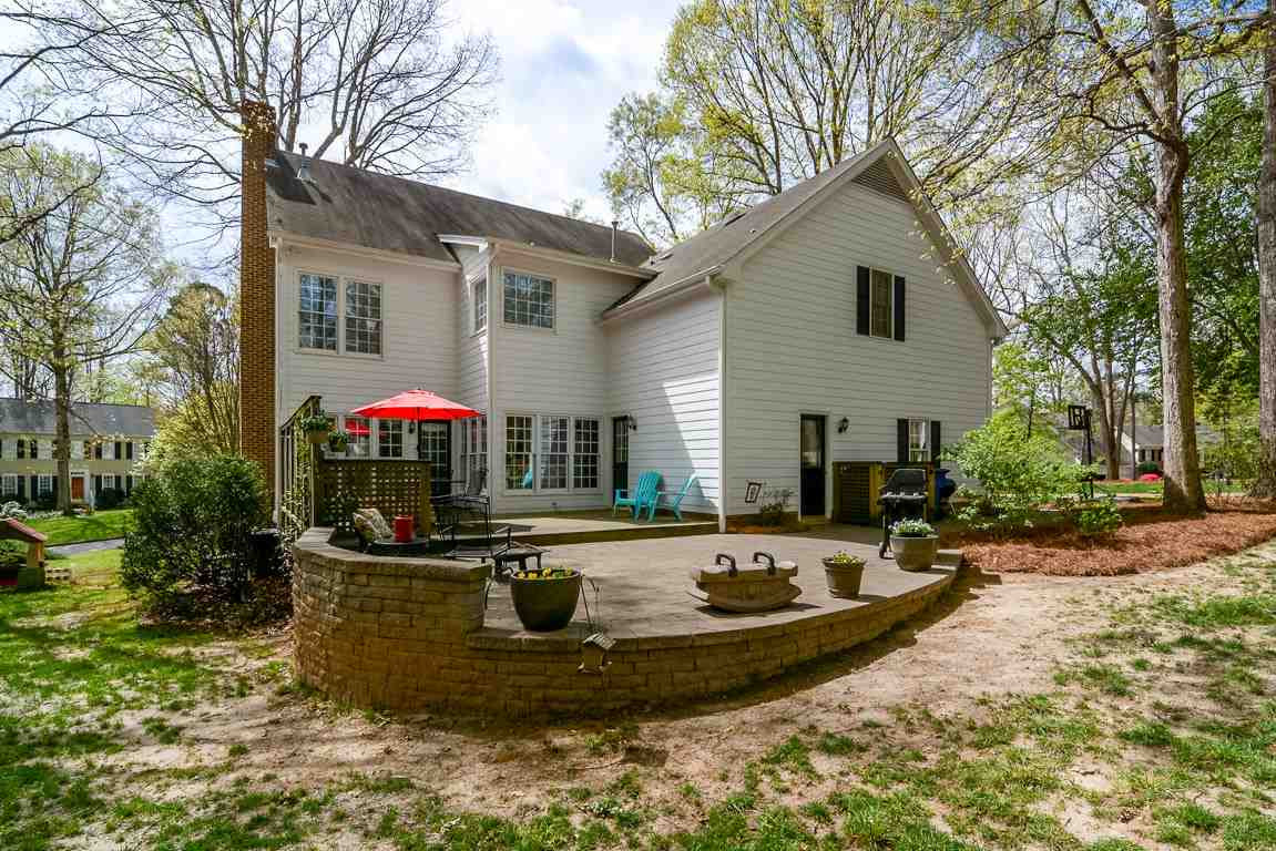 1108 Canoga Place Raleigh, NC 27615 - Photo 23 of 24 Outdoor living at its best. Great deck space and patio perfect for grilling and entertaining. Invisible fence in back and front yard. Deck and Patio