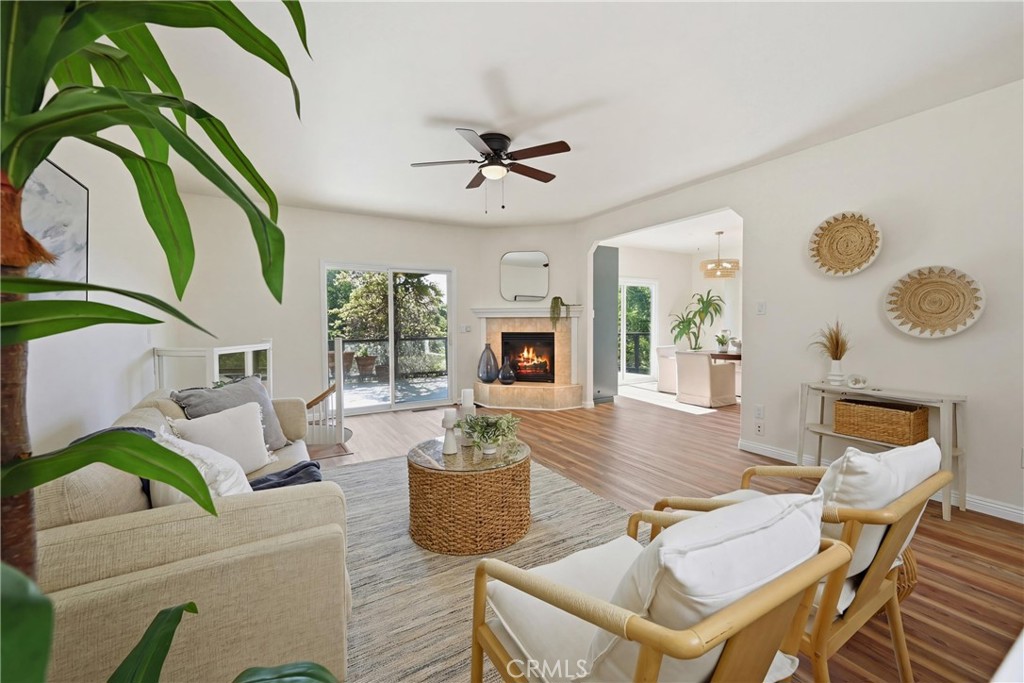 19345 Moon Ridge Road Hidden Valley Lake, CA 95467 - Photo 50 of 64 a living room with furniture and a fireplace