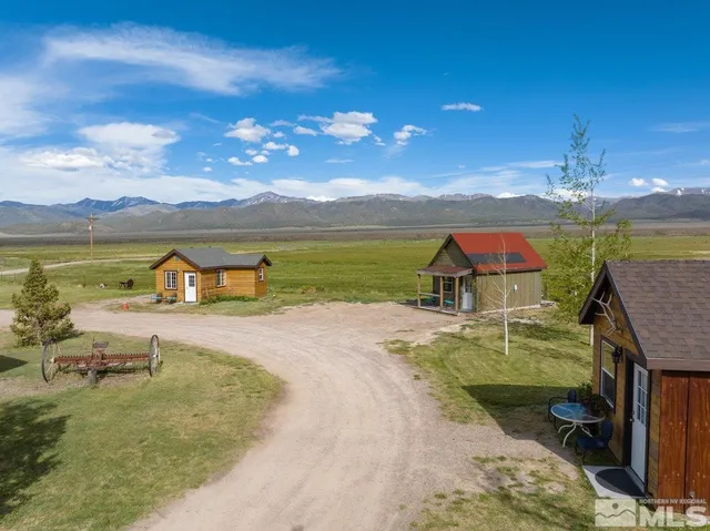 a view of a lake with a mountain in the back