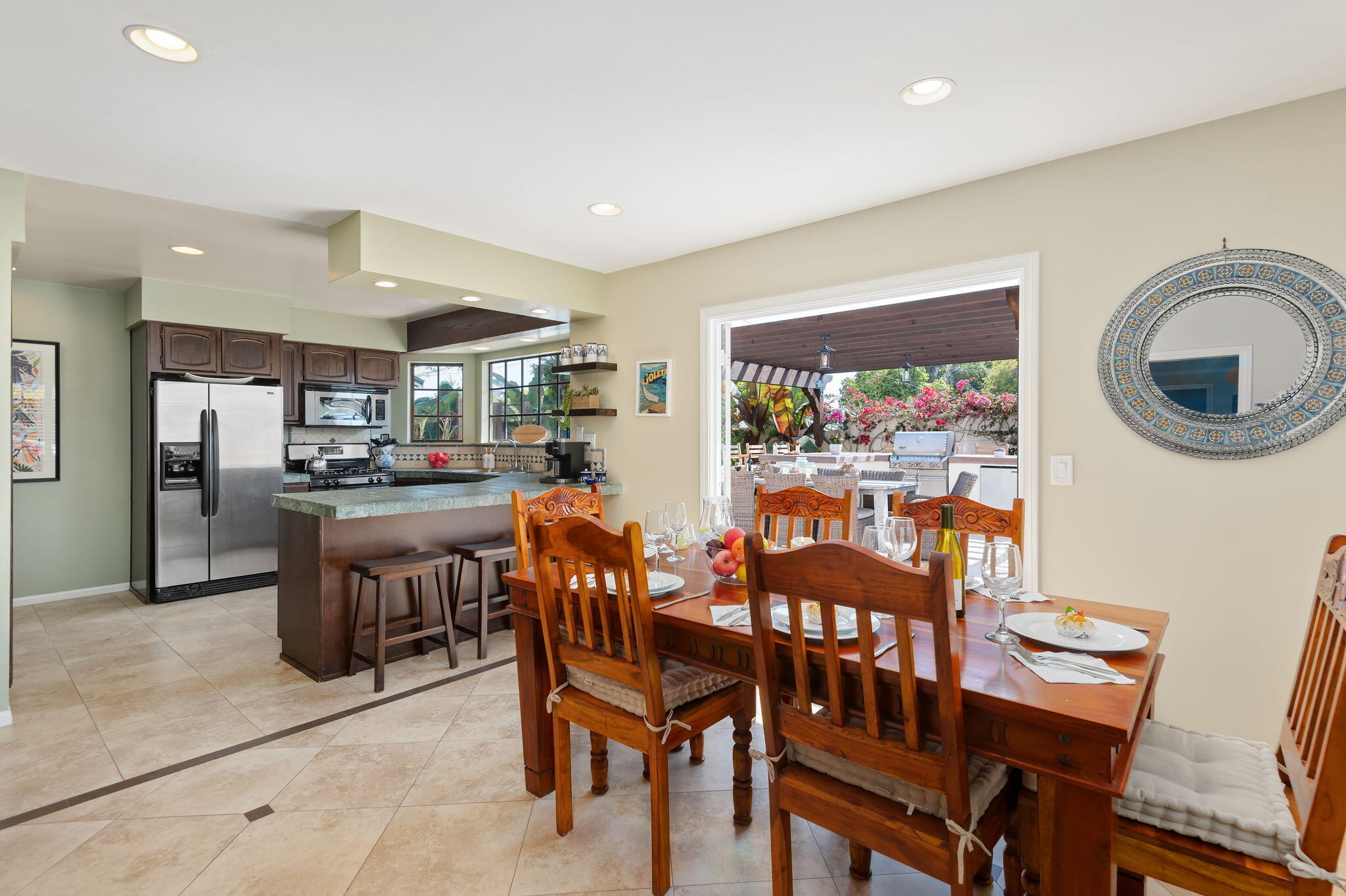 Undisclosed Address Santa Barbara, CA 93109 - Photo 3 of 28 a dining room with furniture and window