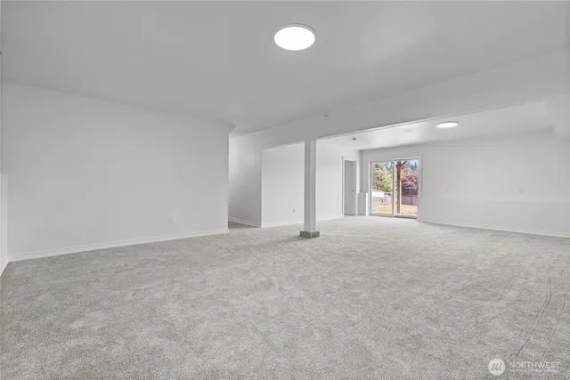 a view of a room with window