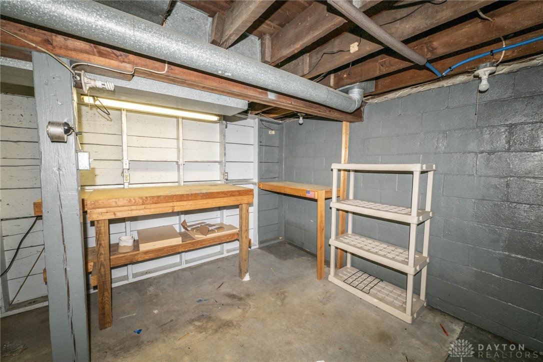 190 Swailes Road Troy, OH 45373 - Photo 45 of 82 This functional basement space offers ample room for hobbies and storage.