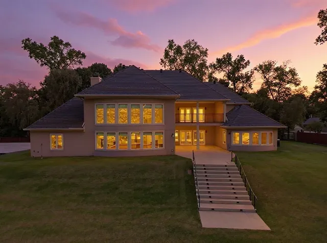 a front view of a house having yard