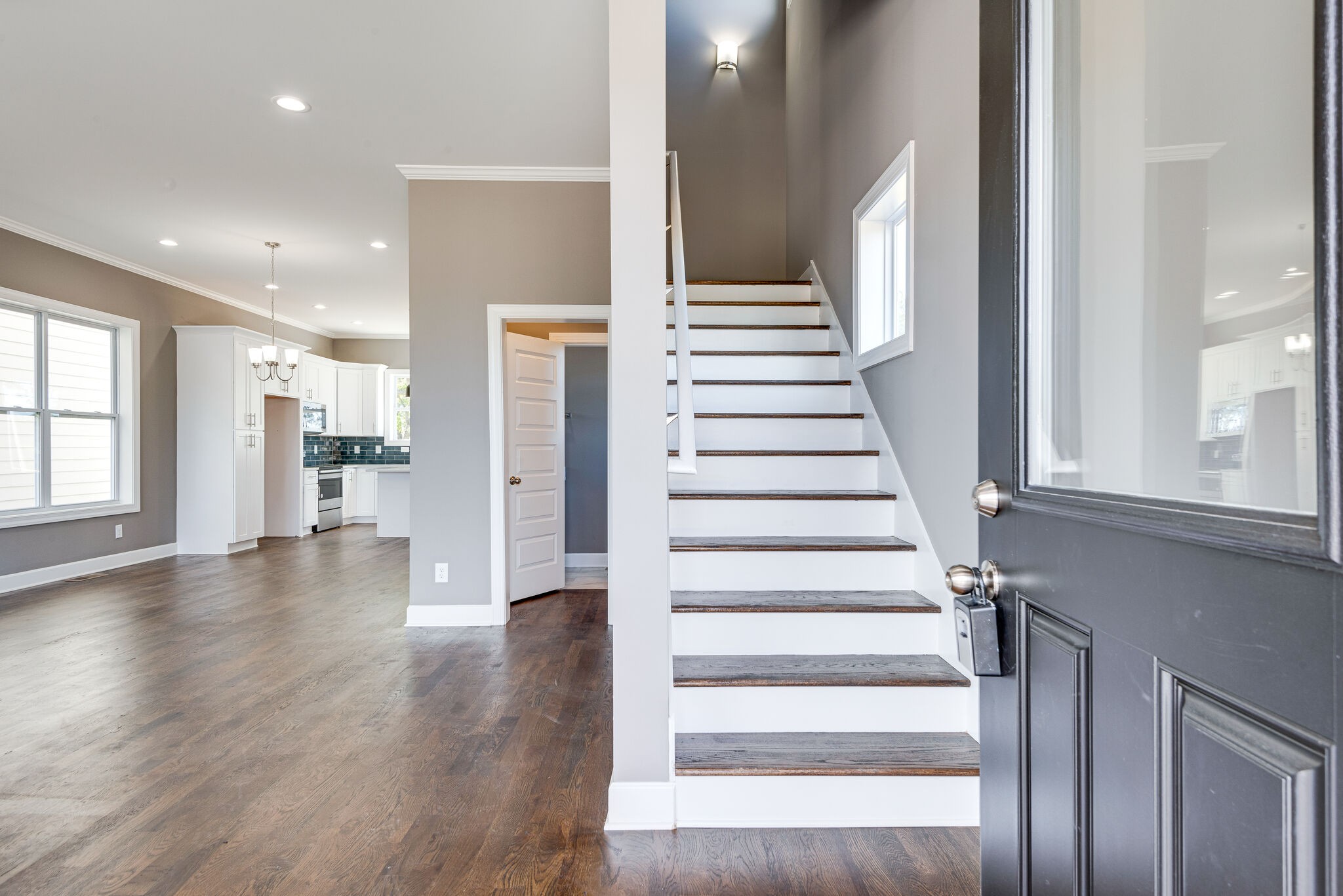 4341 Old Goins Road Nashville, TN 37211 - Photo 5 of 31 a view of an entryway with wooden floor and windows