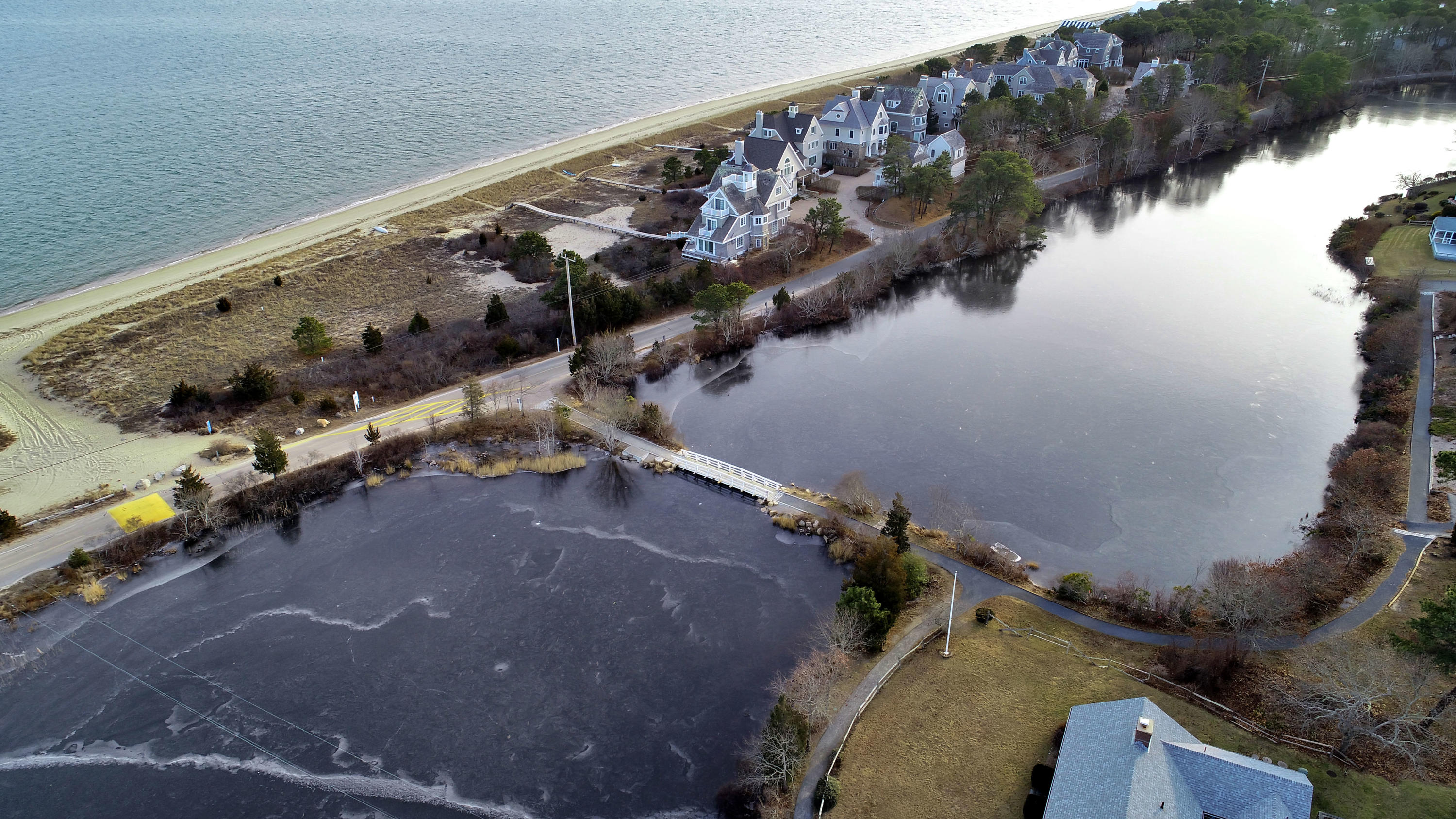 18 Menemsha Road Mashpee, MA 02649 - Photo 15 of 19 a view of a water with mountain view