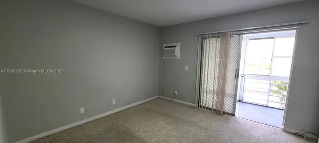 a view of a room with window