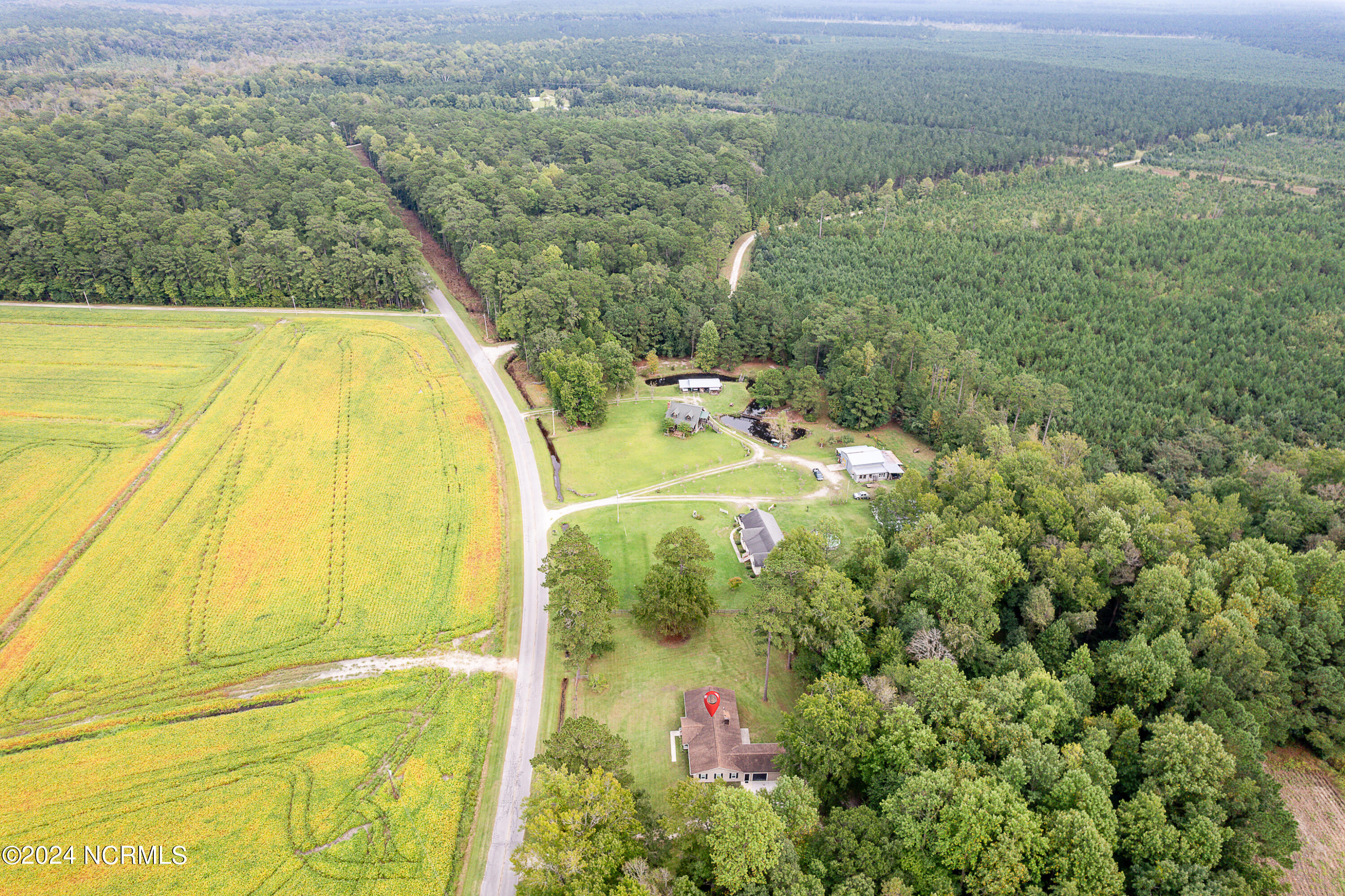 460 Blueberry Farm Road Maysville, NC 28555 - Photo 33 of 36 Areial