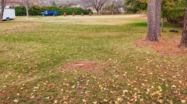 a view of outdoor space with garden