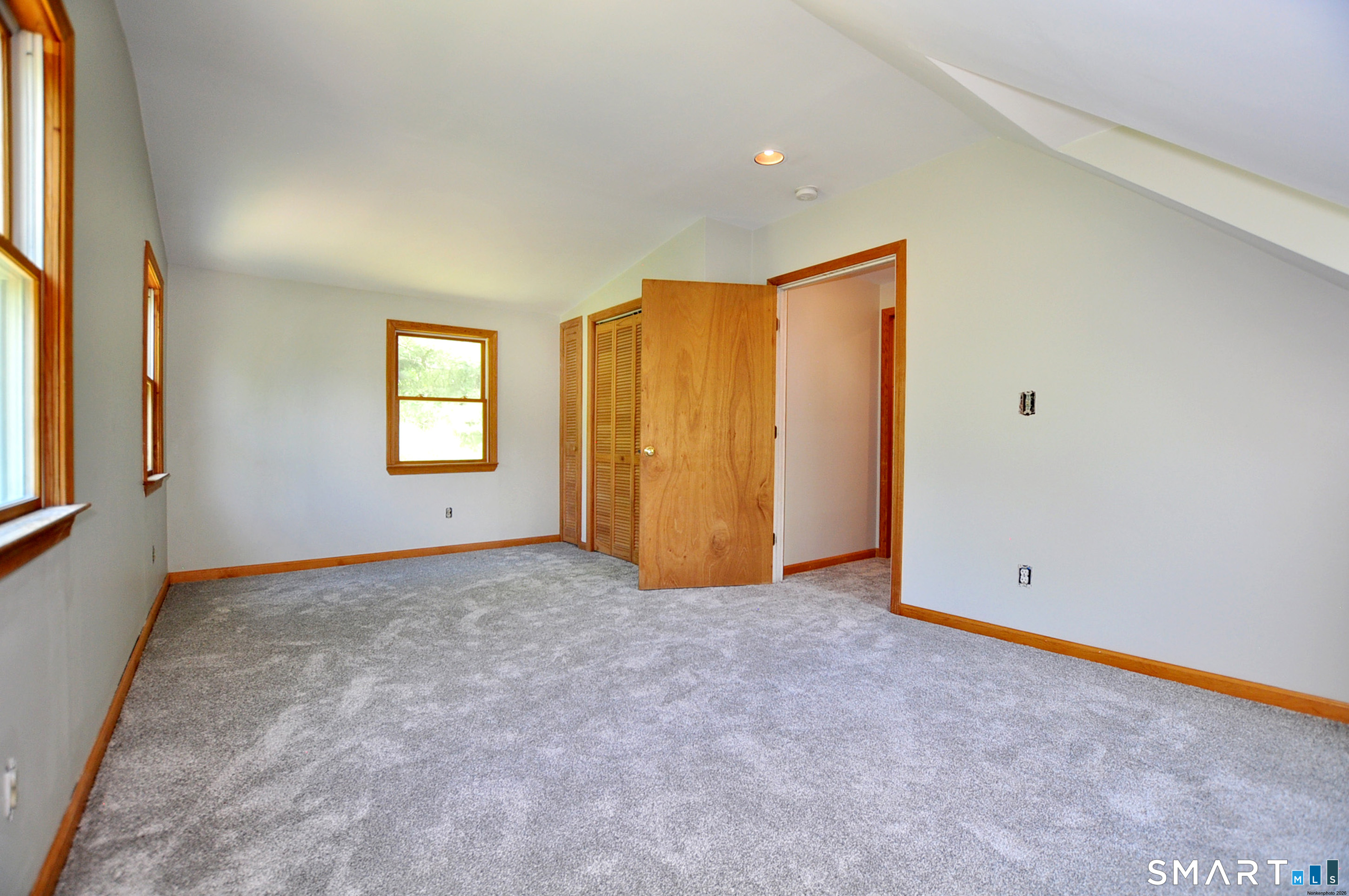 526 Granville Road Hartland, CT 06027 - Photo 31 of 37 Bedroom #2 on upper-level freshly painted and new carpet