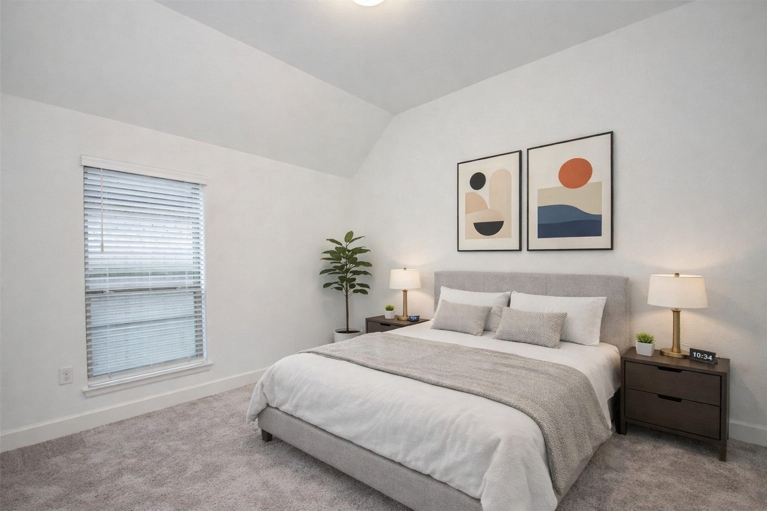 3011 Harbor Spring Way Manvel, TX 77578 - Photo 23 of 29 a bedroom with a bed and a painting on the wall