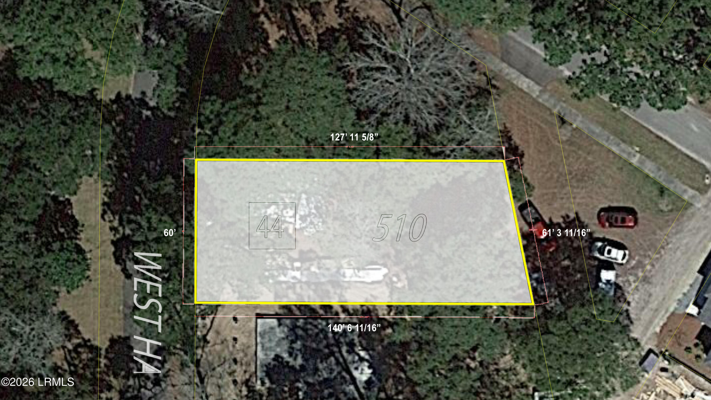 44 W Haven Beaufort, SC 29906 - Photo 2 of 20 44WH_lot_dimensions_overlay (1)