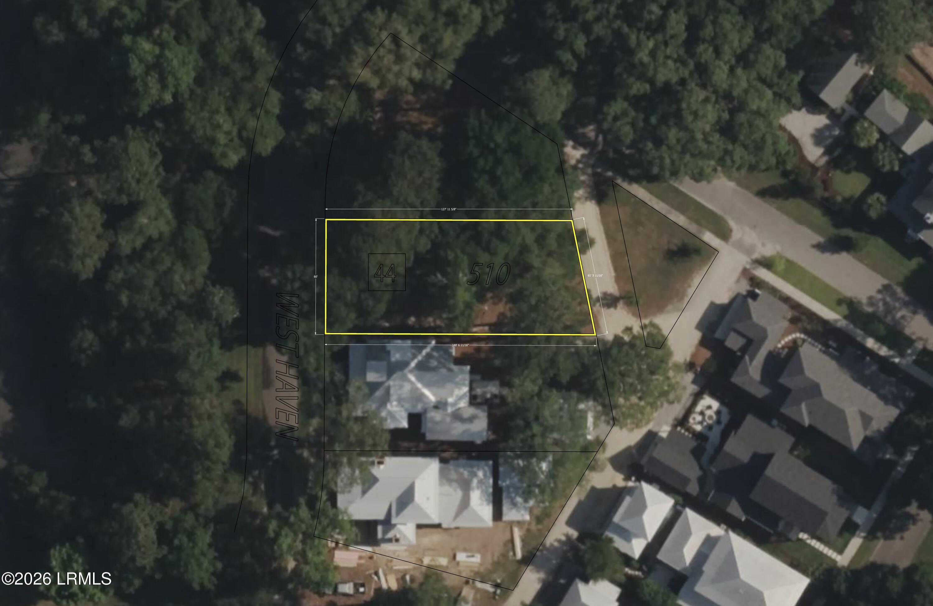 44 W Haven Beaufort, SC 29906 - Photo 10 of 20 44WH_lot_dimensions_full (1)