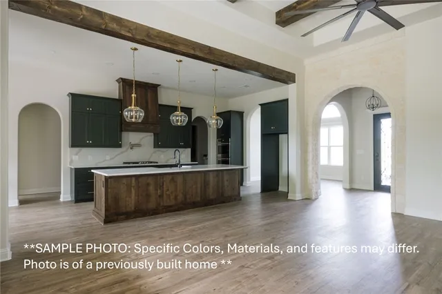 a view of lobby with mirror