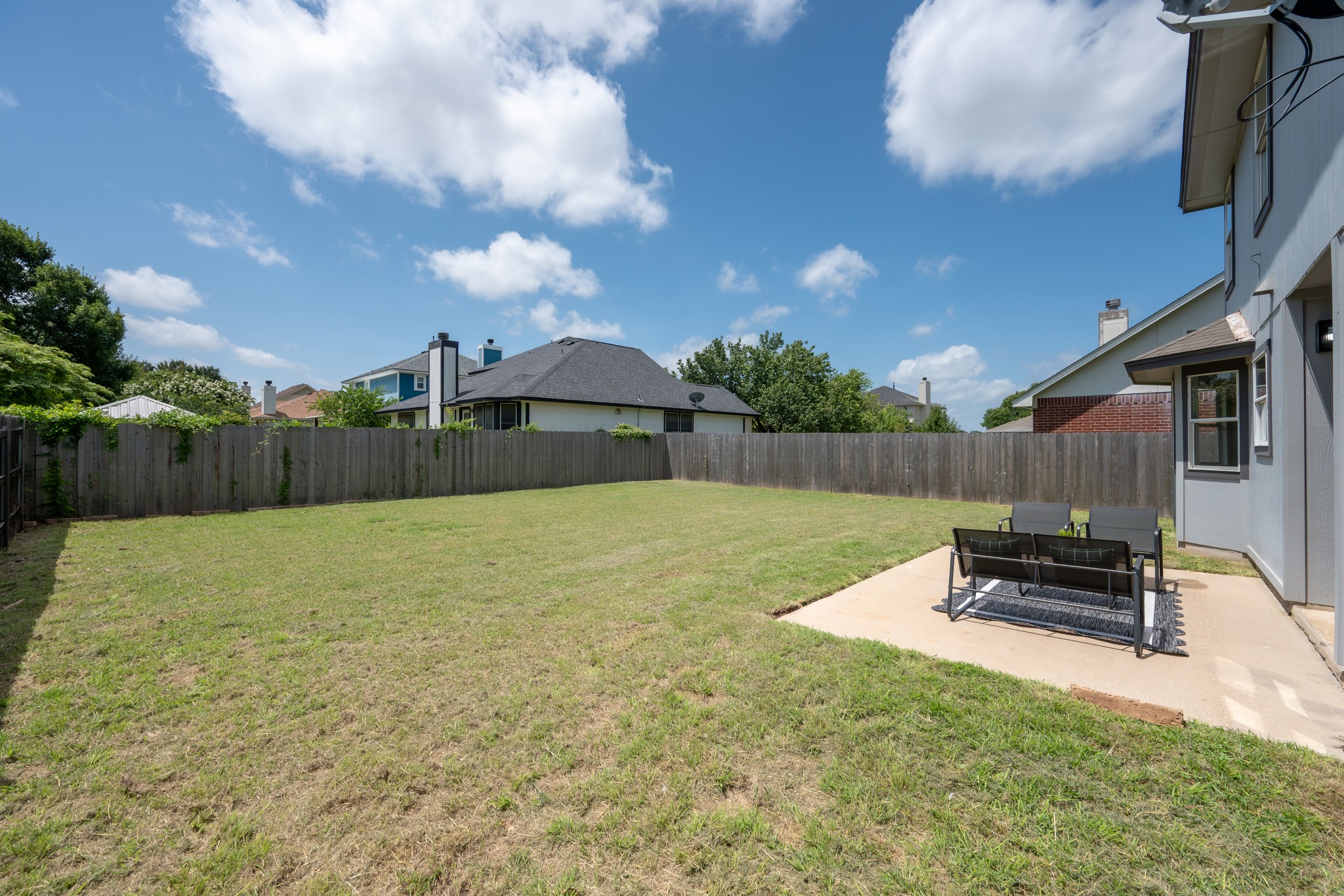 1504 Waterfall Avenue Leander, TX 78641 - Photo 22 of 25 Enjoy the yard as-is, or create the outdoor setup you’ve been picturing.