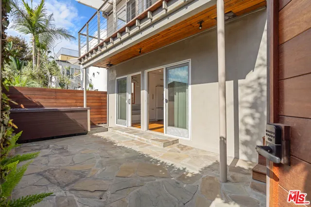 a view of a building with a outdoor space