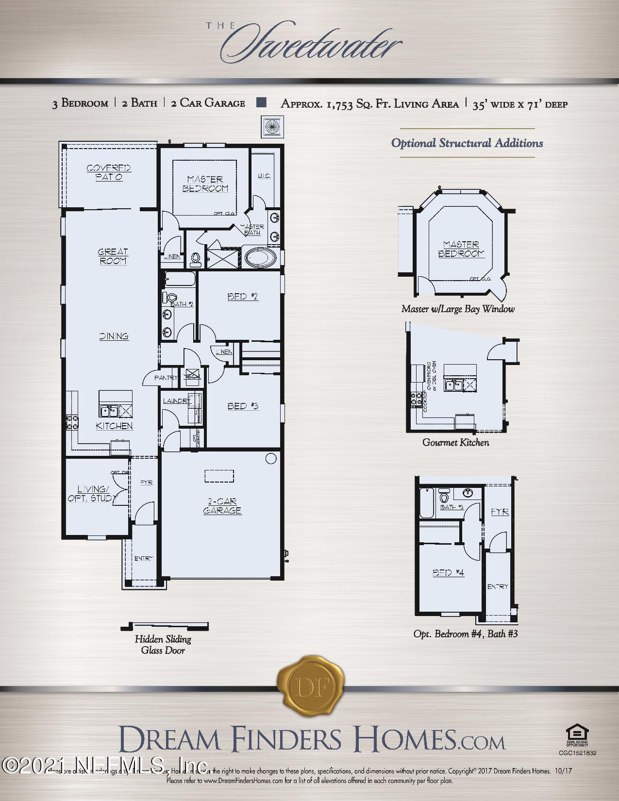 75907 Saffron Lane Yulee, FL 32097 - Photo 42 of 42 Sweetwater-Floorplan