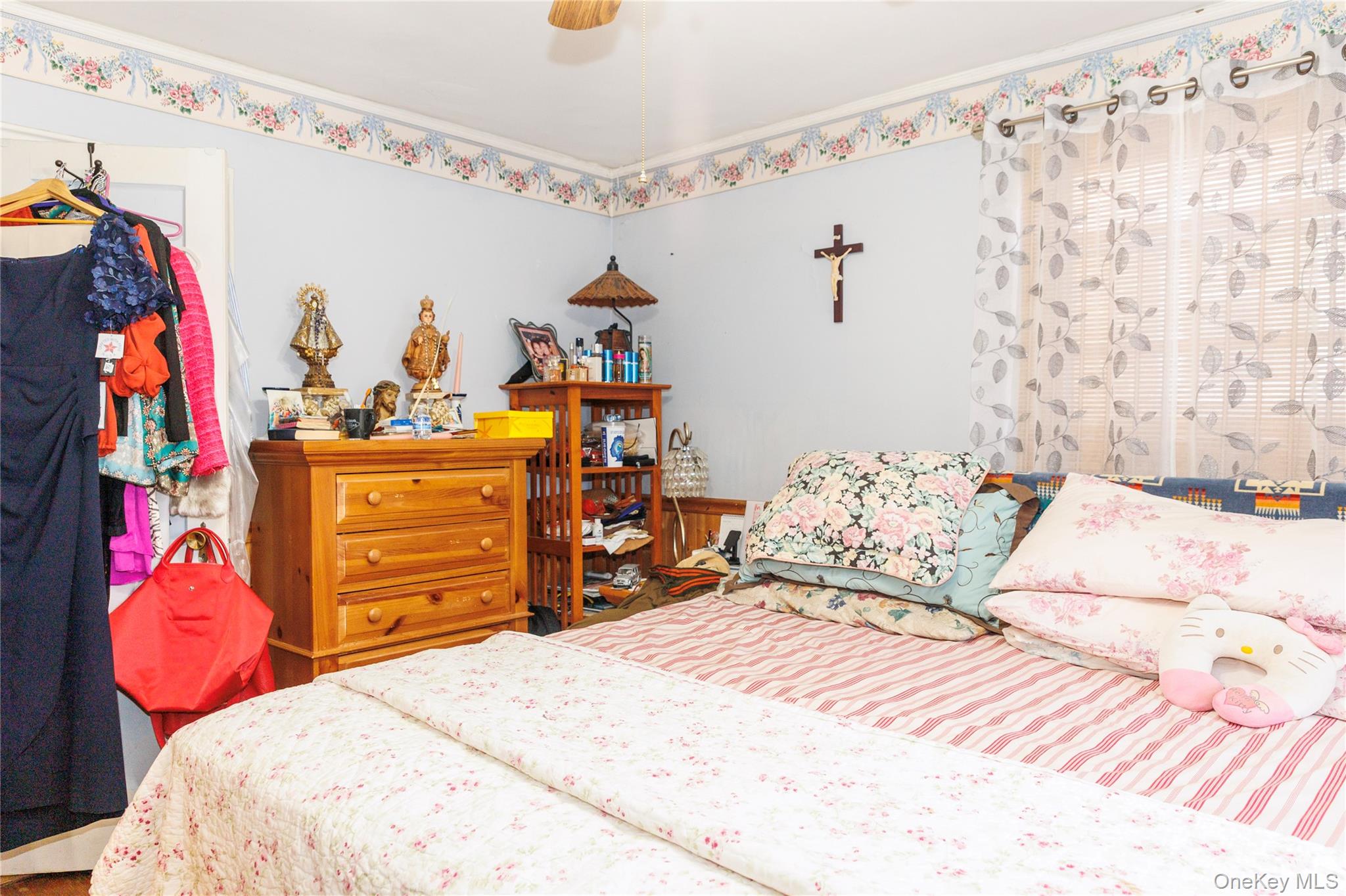 2440 Morgan Avenue Bronx, NY 10469 - Photo 13 of 23 Bedroom featuring a ceiling fan