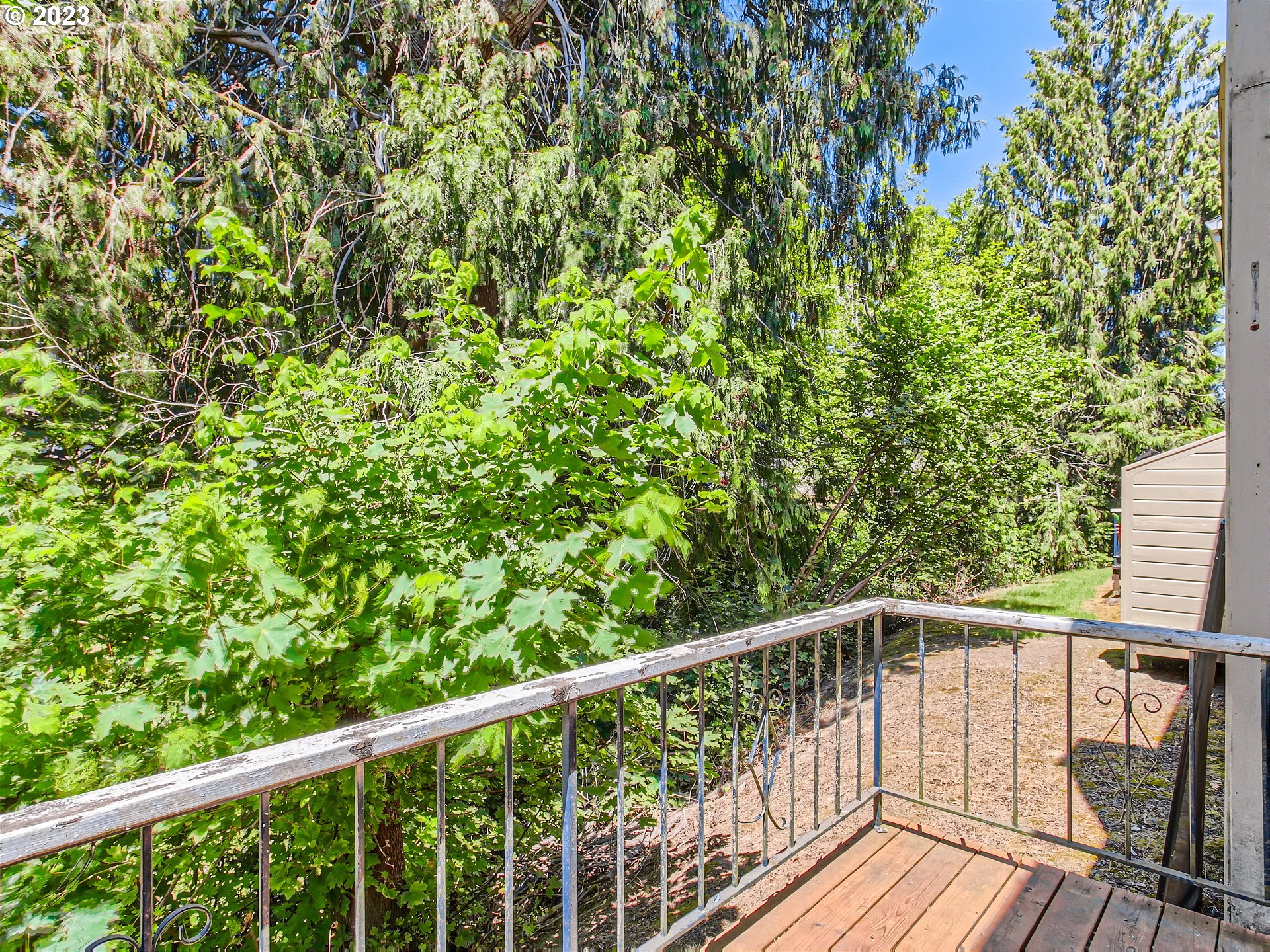 29530 Southwest Volley Street, Unit 30 Wilsonville, OR 97070 - Photo 21 of 29 a view of a balcony with wooden floor