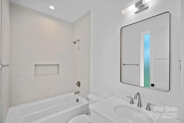 a view of backyard with hardwood