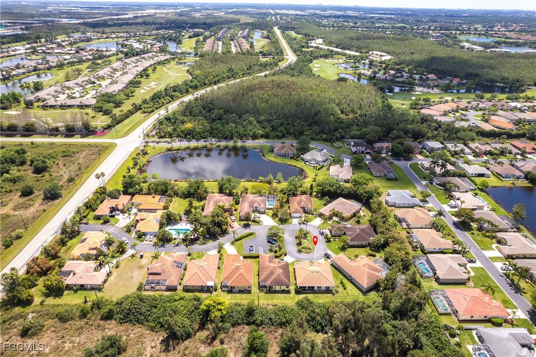 9013 West Ridge Court Fort Myers, FL 33912 - Photo 42 of 43 an aerial view of residential houses with outdoor space