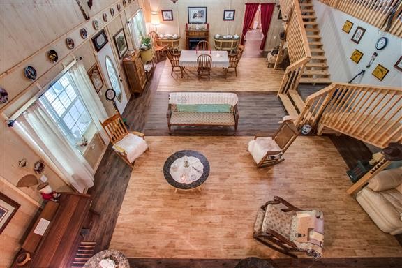 135 Shop Road Dunlap, TN 37327 - Photo 13 of 23 a view of living room with furniture and wooden floor
