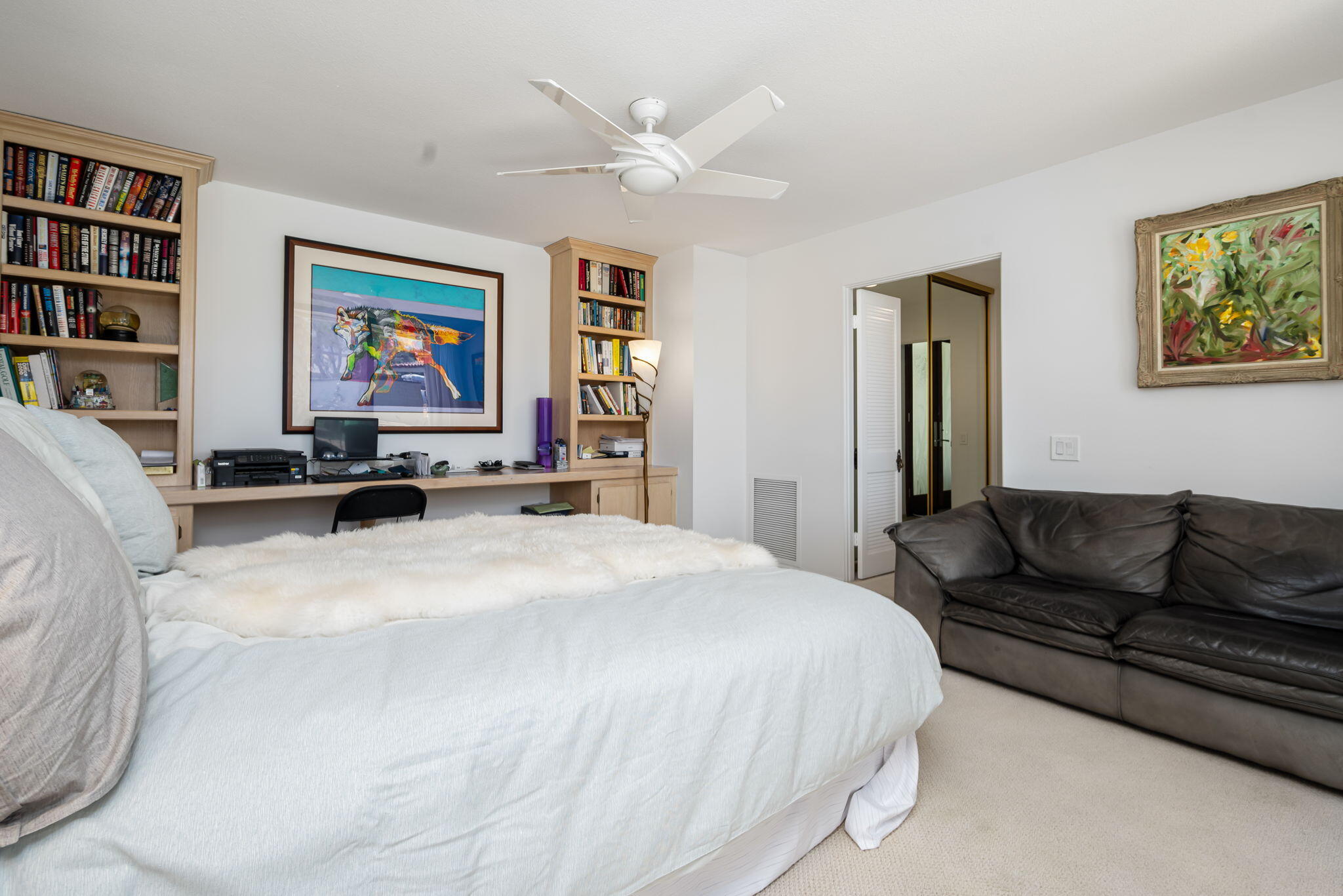 4 Reed Court Rancho Mirage, CA 92270 - Photo 26 of 42 a living room with furniture ceiling fan and a window