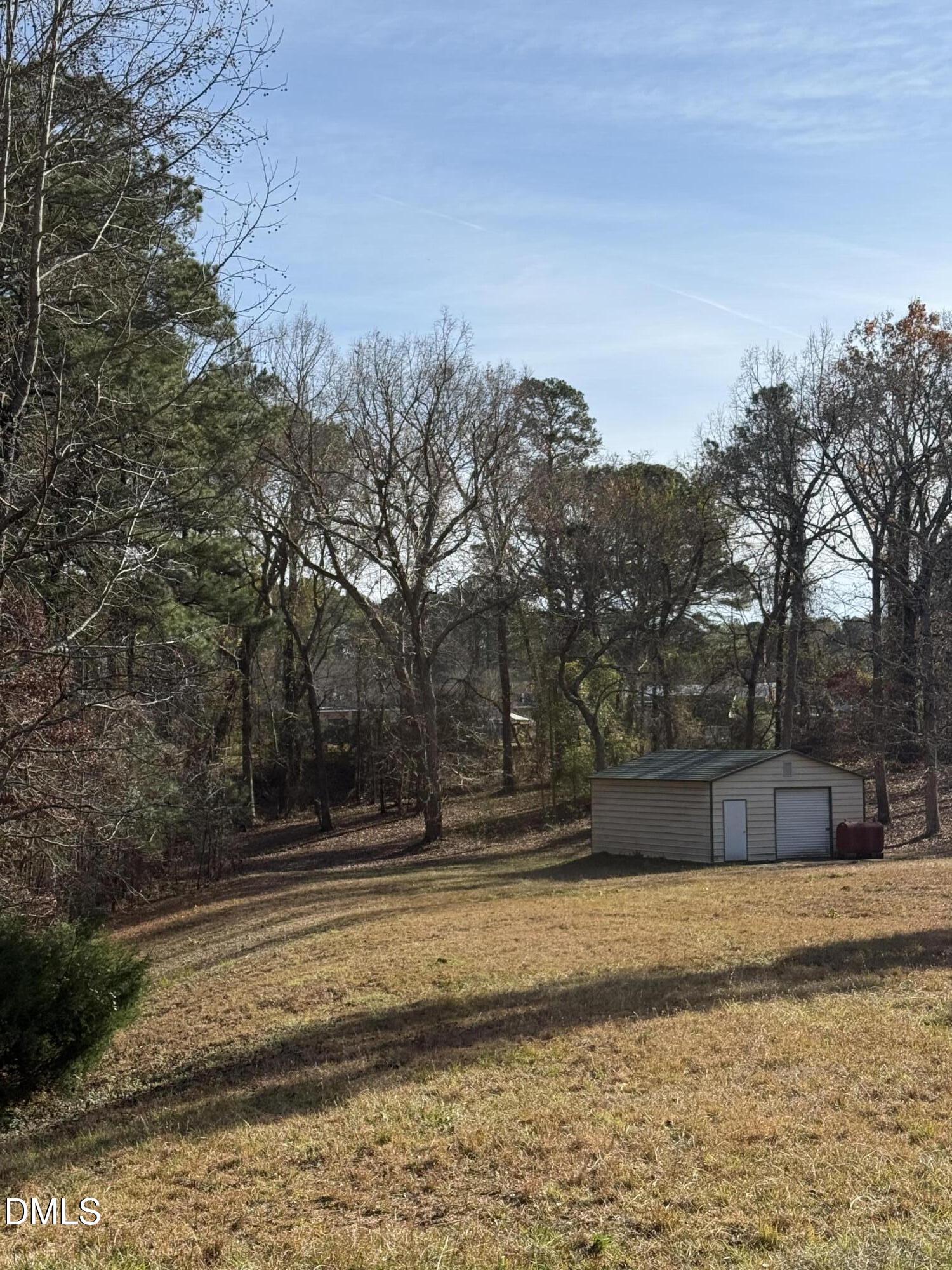 714 Moncure School Road Moncure, NC 27559 - Photo 5 of 7 a view of backyard with trees
