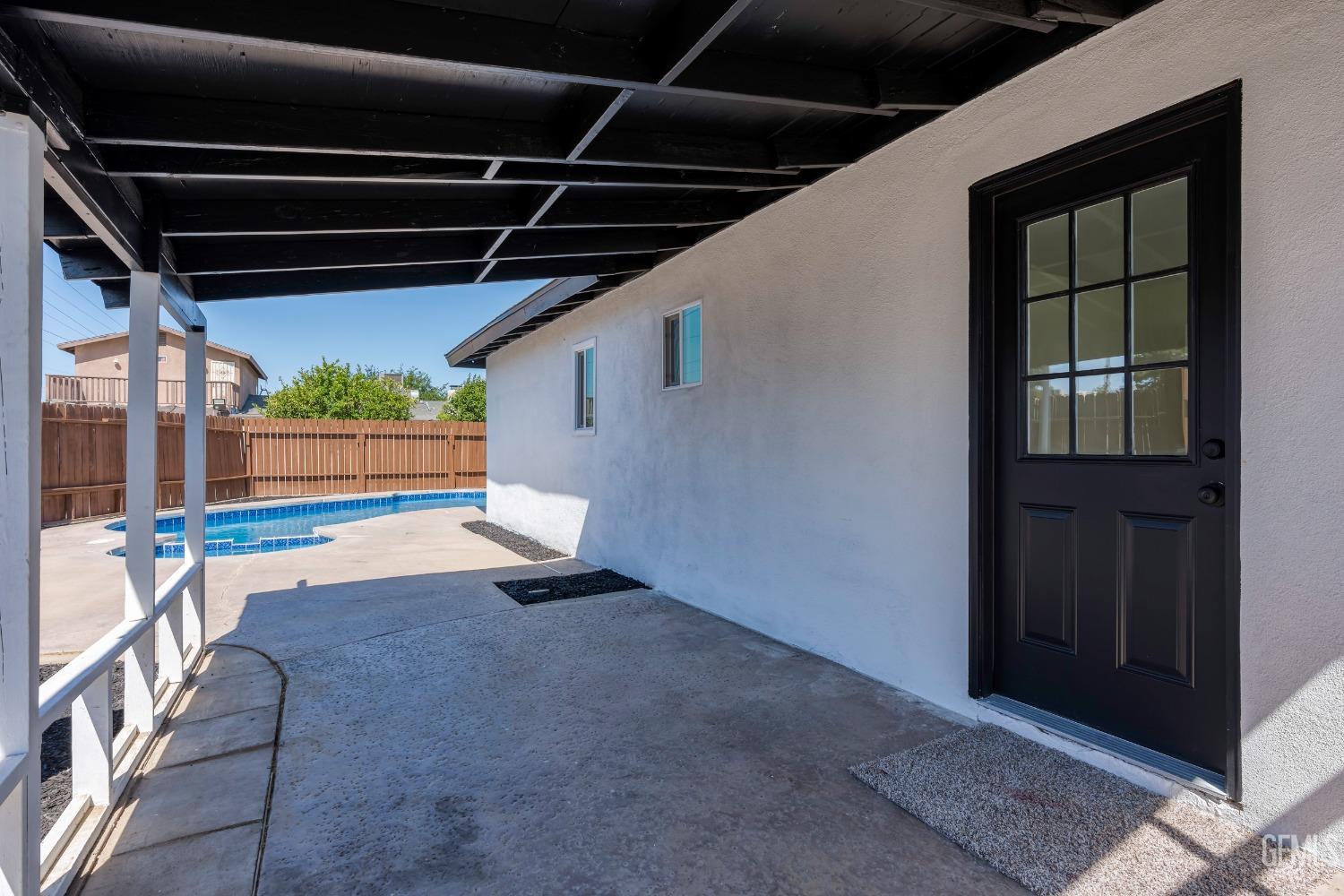 Undisclosed Address Bakersfield, CA 93307 - Photo 44 of 46 a view of a porch of a house