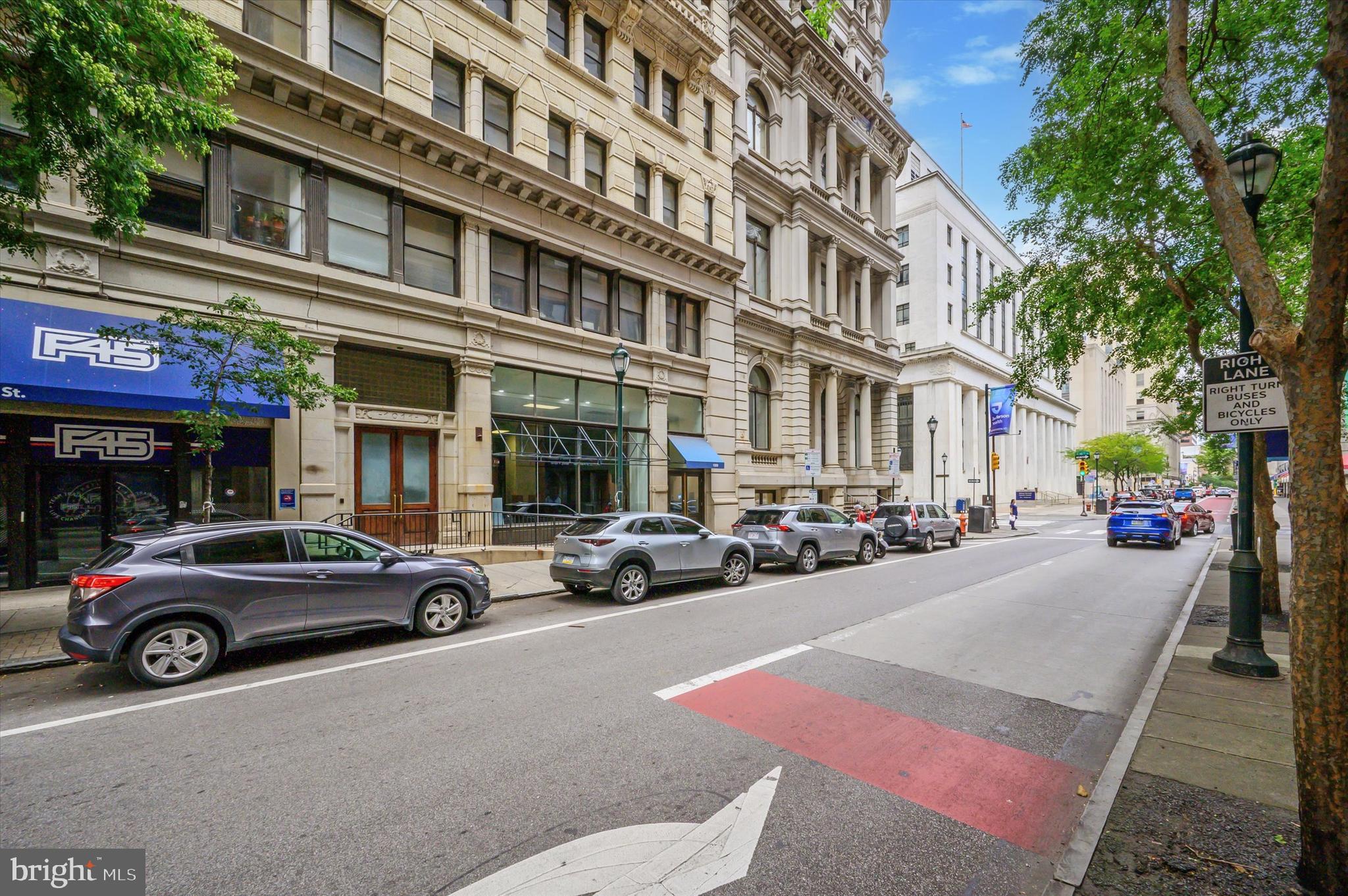 1001 Chestnut Street, Unit 904W Philadelphia, PA 19103 - Photo 25 of 25 a view of a cars park in front of a building