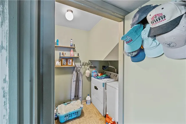 a room with storage and utility