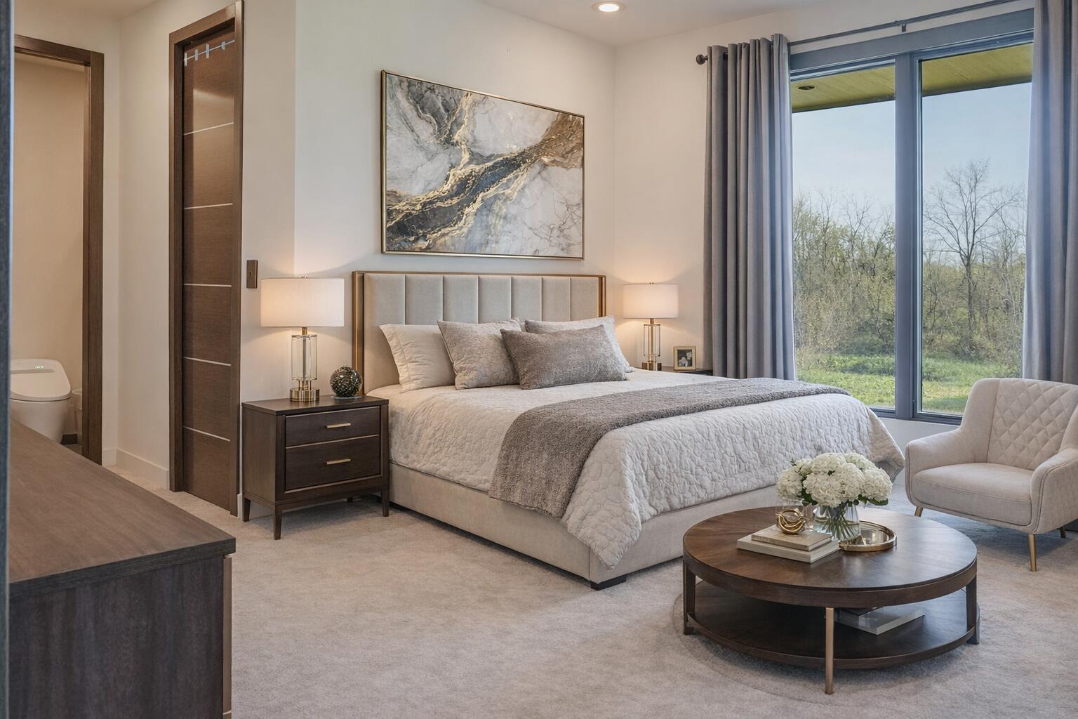 885 North 100 West Valparaiso, IN 46385 - Photo 37 of 65 a living room with furniture and a large window