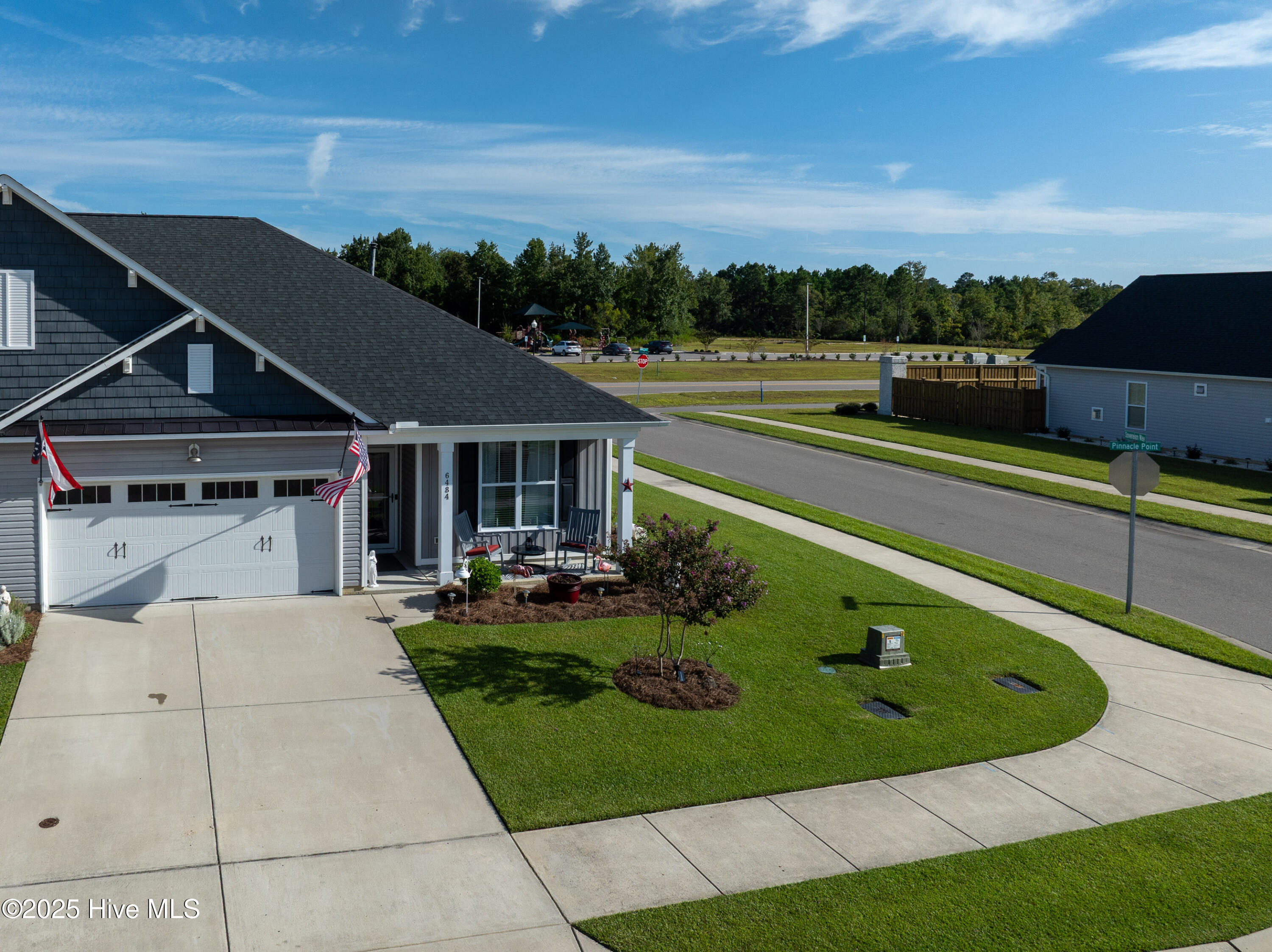 Front of home corner lot