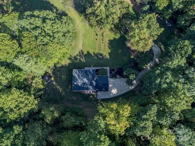 a view of a house with a street
