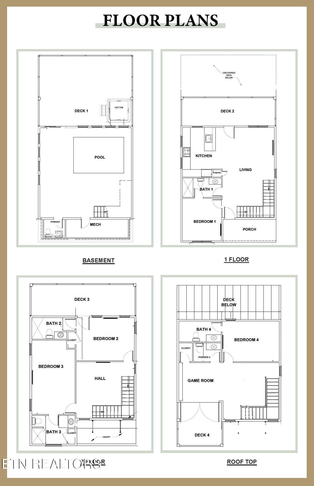 297 Rambling Crk Way, Unit LOT144R Sevierville, TN 37862 - Photo 3 of 58 4 BR Rooftop
