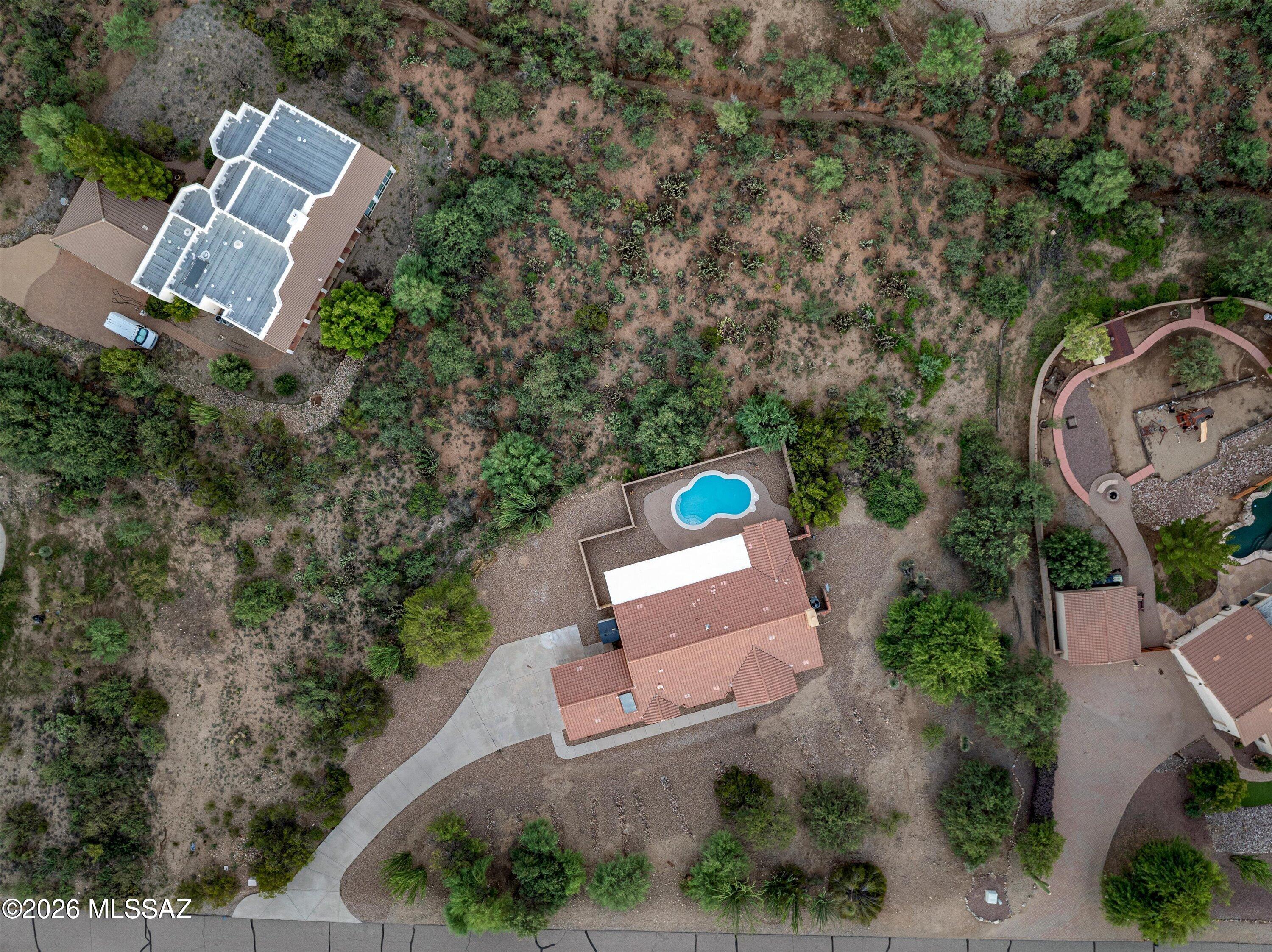 240 Sharon Road Vail, AZ 85641 - Photo 38 of 43 Aerial Top