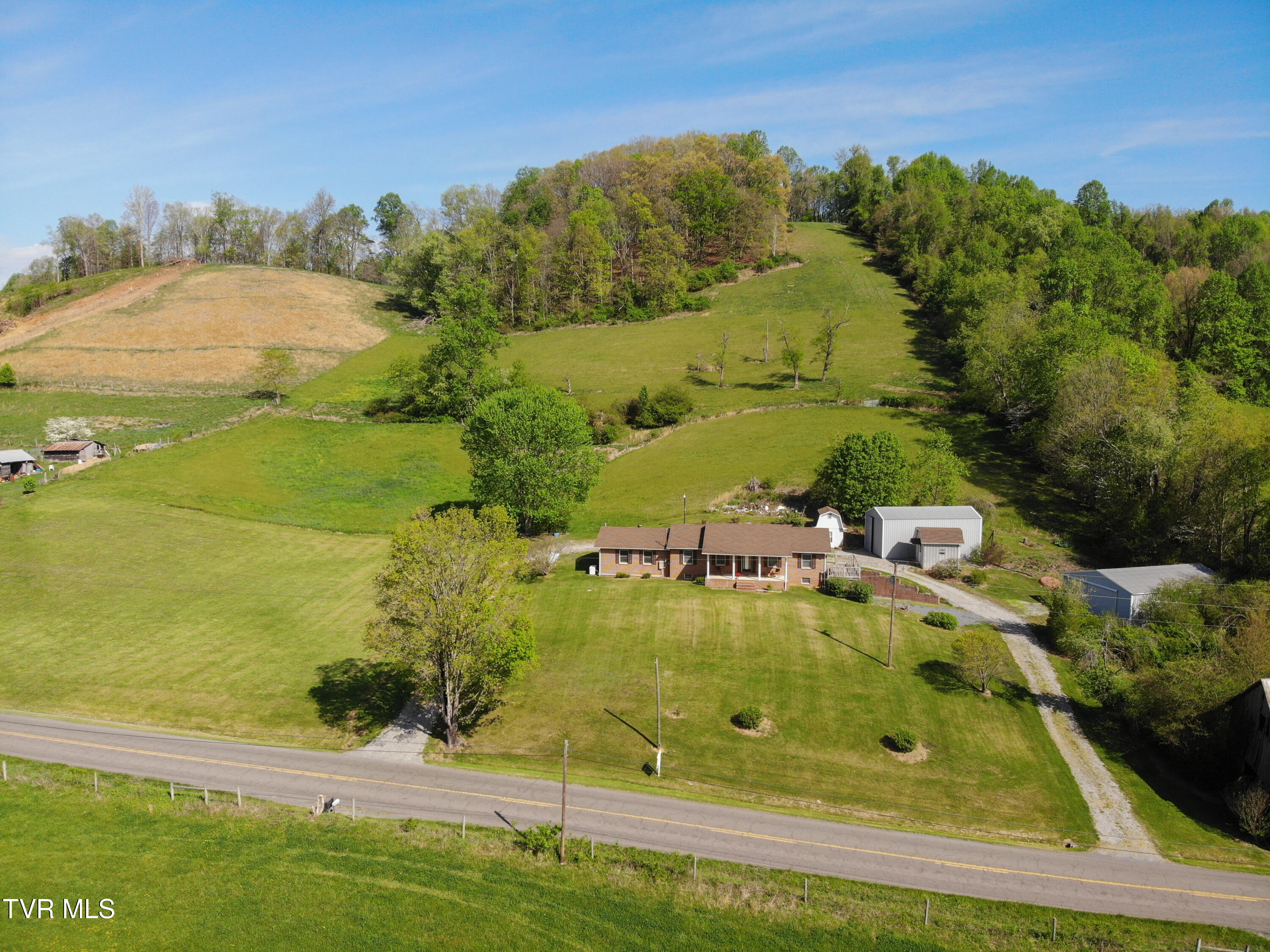 27141 Old Saltworks Road Meadowview, VA 24361 - Photo 40 of 86 Old Saltworks drone 2-9