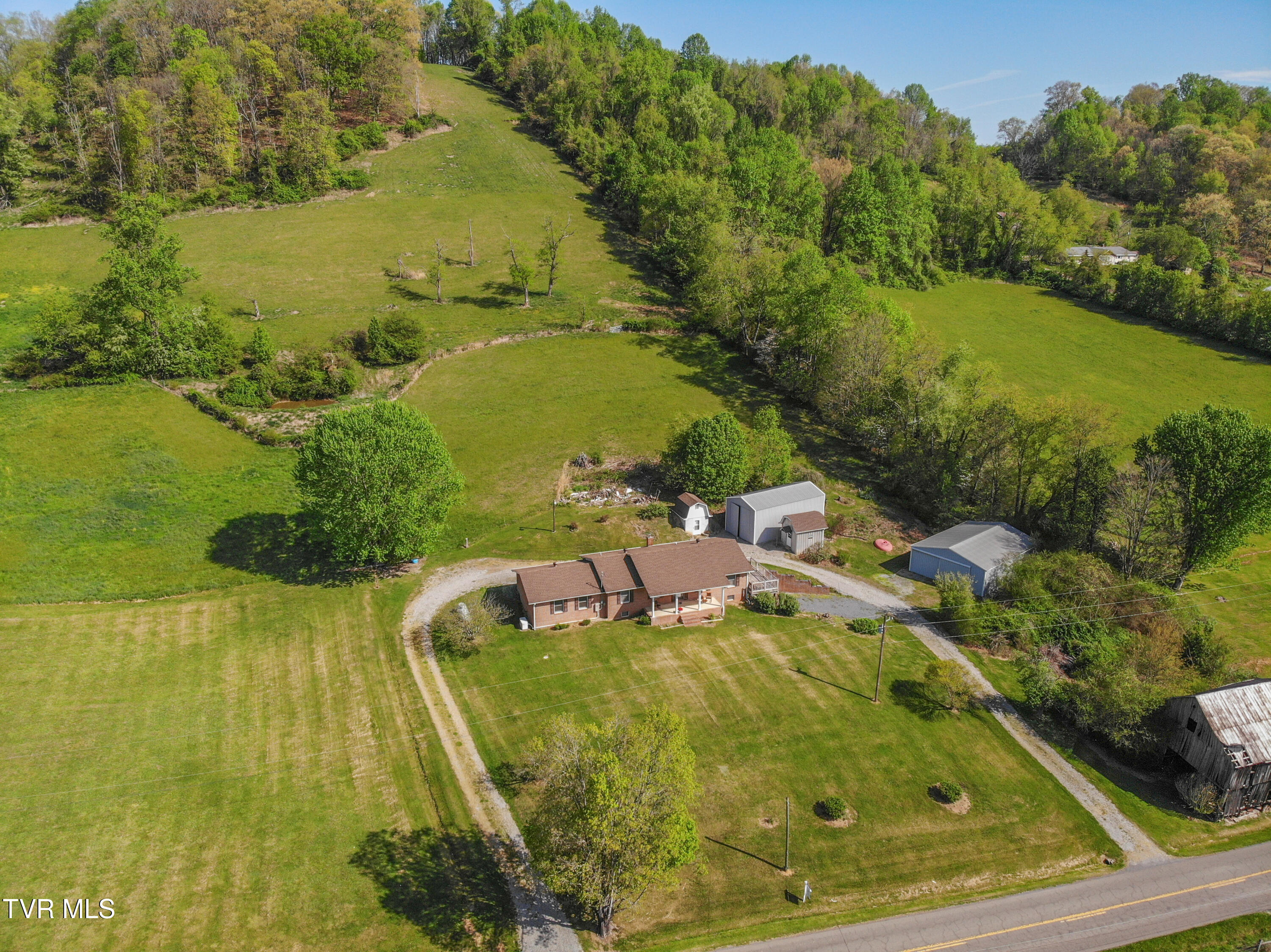 27141 Old Saltworks Road Meadowview, VA 24361 - Photo 49 of 86 Old Saltworks drone 2-1