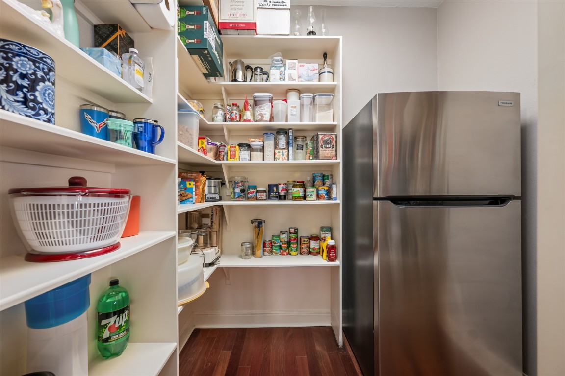 20403 Highland Lake Drive Lago Vista, TX 78645 - Photo 14 of 40 a kitchen with stainless steel appliances granite countertop a refrigerator and a sink