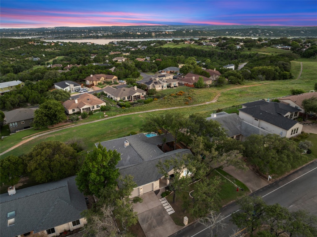 20403 Highland Lake Drive Lago Vista, TX 78645 - Photo 39 of 40 an aerial view of a city with lots of residential buildings